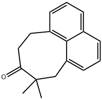 8,8-Dimethyl-8,9,10,11-tetrahydro-7H-cycloocta[de]naphthalen-9-one Struktur