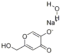コウジ酸ナトリウム水和物 化学構造式