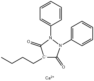 フェニルブタゾンカルシウム 化学構造式