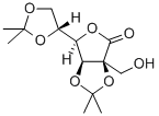 2C-Hydroxymethyl-2,3:5,6-di-O-isopropylidene-D-mannono-1,4-lactone Structure