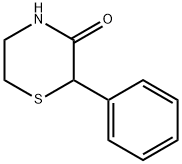 2-フェニルチオモルホリン-3-オン 化学構造式