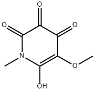 6-ヒドロキシ-5-メトキシ-1-メチル-2,3,4(1H)-ピリジントリオン 化学構造式