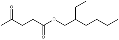 4-オキソ吉草酸2-エチルヘキシル 化学構造式