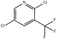 2,5-DICHLORO-3-(TRIFLUOROMETHYL)PYRIDINE Struktur