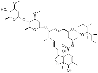 伊维菌素B1A 结构式