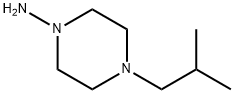 1-Piperazinamine,4-(2-methylpropyl)-(9CI), 70167-75-8, 结构式