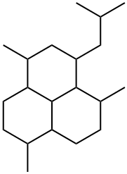 Dodecahydro-1,4,7-trimethyl-3-(2-methylpropyl)-1H-phenalene 结构式