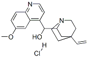 (4-ethenyl-1-azabicyclo[2.2.2]oct-7-yl)-(6-methoxyquinolin-4-yl)methan ol hydrochloride Structure