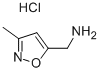 3-甲基异恶唑-5-甲胺盐酸盐, 70183-89-0, 结构式