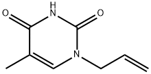 1-烯丙基-5-甲基嘧啶-2,4(1H,3H)-二酮, 70184-00-8, 结构式