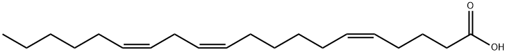 5(Z),11(Z),14(Z)-Eicosatrienoic Acid Struktur