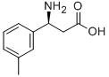 (S)-3-氨基-3-(3-甲基苯基)-丙酸,701907-44-0,结构式