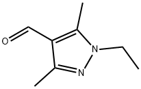 1-乙基-3,5-二甲基吡唑-4-甲醛, 701911-46-8, 结构式