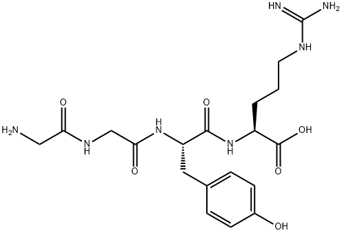 乙氨酸-乙氨酸-酪氨酸-精氨酸, 70195-20-9, 结构式