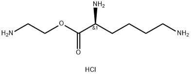 2-aminoethyl L-lysinate trihydrochloride 结构式