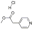 METHYL 4-PYRIDYLACETATE HYDROCHLORIDE Structure