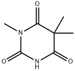 1,5,5-trimethyl-1,3-diazinane-2,4,6-trione Structure