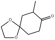 7-メチル-1,4-ジオキサスピロ[4.5]デカン-8-オン 化学構造式