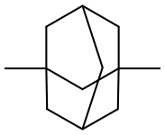 1,3-二甲基金刚烷, 702-79-4, 结构式