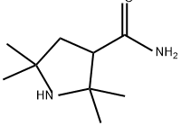 2,2,5,5-TETRAMETHYL-3-PYRROLIDINECARBOXAMIDE Struktur