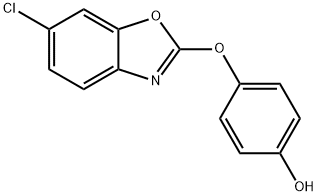 4-[(6-Chloro-1,3-benzoxazol-2-yl)oxy]phenol Structure