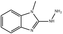 2H-Benzimidazol-2-one,1,3-dihydro-1-methyl-,hydrazone(9CI) Struktur