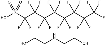 ペルフルオロオクタンスルホン酸カリウム 化学構造式
