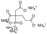 2-phosphonobutane-1,2,4-tricarboxylic acid, ammonium salt Struktur