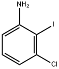 3-クロロ-2-ヨードアニリン 化学構造式
