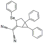[5,6-Diphenyl-3-(phenylseleno)bicyclo[3.1.0]hexan-2-ylidene]malononitrile Structure
