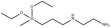 N-[3-(diethoxymethylsilyl)propyl]ethylenediamine Structure