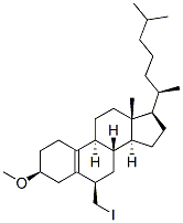3 beta-methoxy-6-beta-iodomethyl-19-norcholest-5(10)ene 结构式