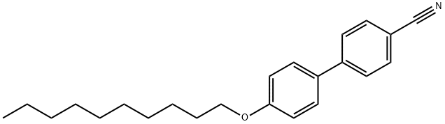 4'-氰基-4-癸氧基联苯 结构式