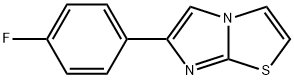 咪唑[2,1- B]噻唑,6 - (4 -氟苯基) - 结构式