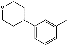 4-(间甲苯基)吗啉, 7025-91-4, 结构式