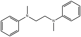 N,N'-ジメチル-N,N'-ジフェニルエチレンジアミン 化学構造式