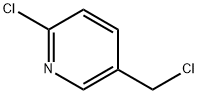2-氯-5-氯甲基吡啶 结构式