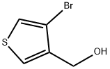 3-Bromo-4-(hydroxymethyl)thiophene 化学構造式