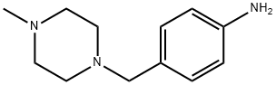 4-(4-メチルピペラジン-1-イルメチル)フェニルアミン 化学構造式