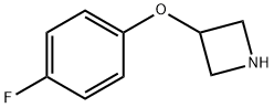 3-(4-fluorophenoxy)azetidine(SALTDATA: 1.12HCl 0.45H2O) Struktur