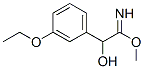 Benzeneethanimidic acid, 3-ethoxy-alpha-hydroxy-, methyl ester (9CI) 结构式