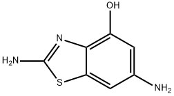 4-Benzothiazolol,2,6-diamino-(9CI) Structure