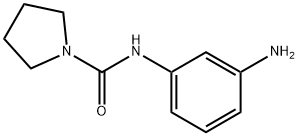 N-(3-氨基苯基)吡咯烷-1-甲酰胺, 702638-74-2, 结构式