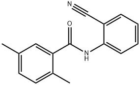 Benzamide, N-(2-cyanophenyl)-2,5-dimethyl- (9CI) Structure