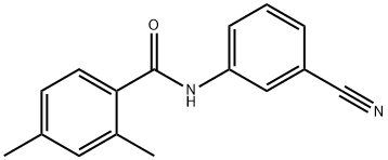 Benzamide, N-(3-cyanophenyl)-2,4-dimethyl- (9CI) Structure