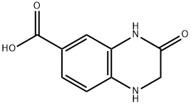 3-氧代-1,2,3,4-四氢喹喔啉-6-羧酸, 702669-54-3, 结构式