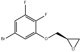 (R)-2-((5-BROMO-2,3-DIFLUOROPHENOXY)METHYL)OXIRANE Struktur