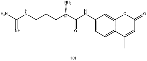 L-ARG-7-AMINO-4-METHYLCOUMARIN Structure