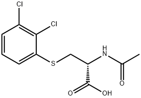 N-acetyl-S-(2,3-dichlorophenyl)cysteine Structure