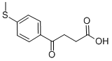 3-(4-メチルチオベンゾイル)プロピオン酸 化学構造式